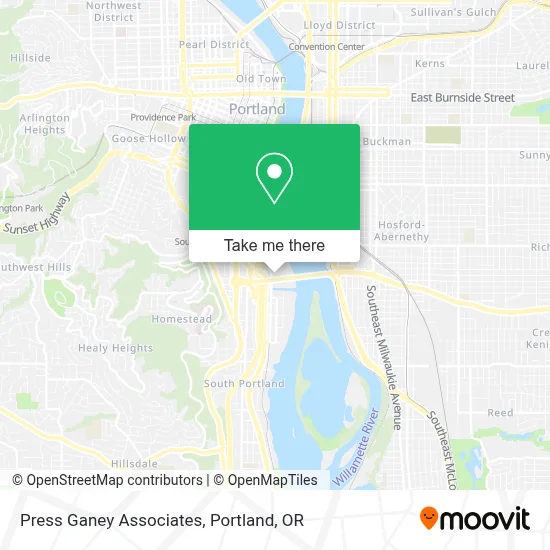 Press Ganey Associates map