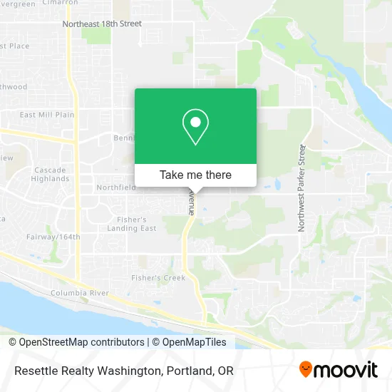 Resettle Realty Washington map