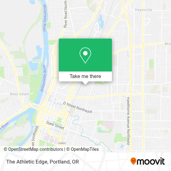 The Athletic Edge map