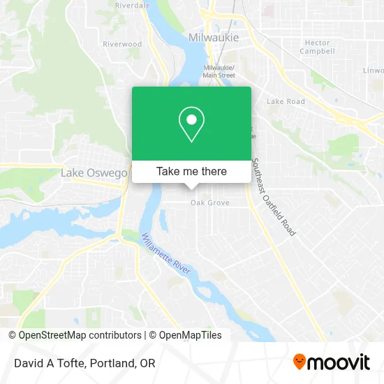 David A Tofte map