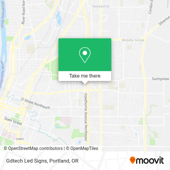 Gdtech Led Signs map