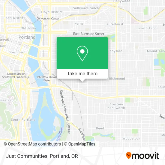 Just Communities map
