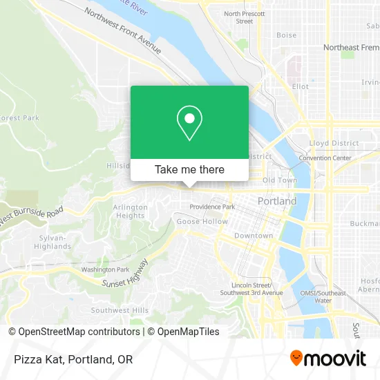 Pizza Kat map