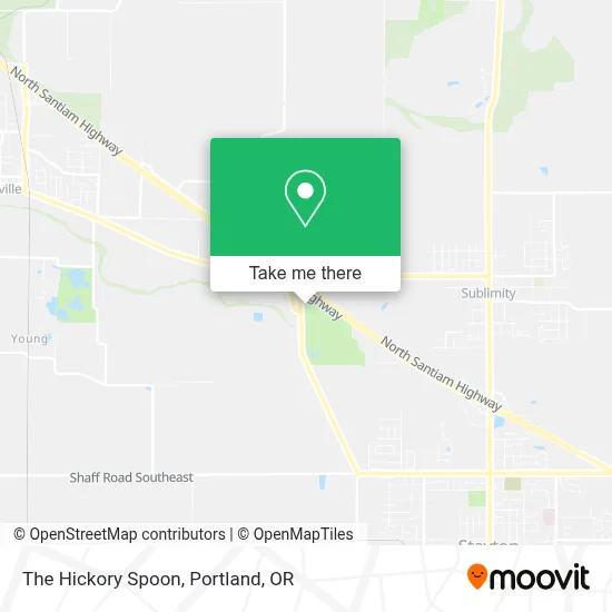 The Hickory Spoon map