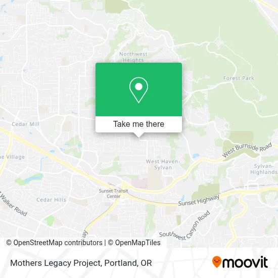 Mothers Legacy Project map