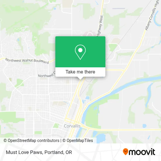 Must Love Paws map