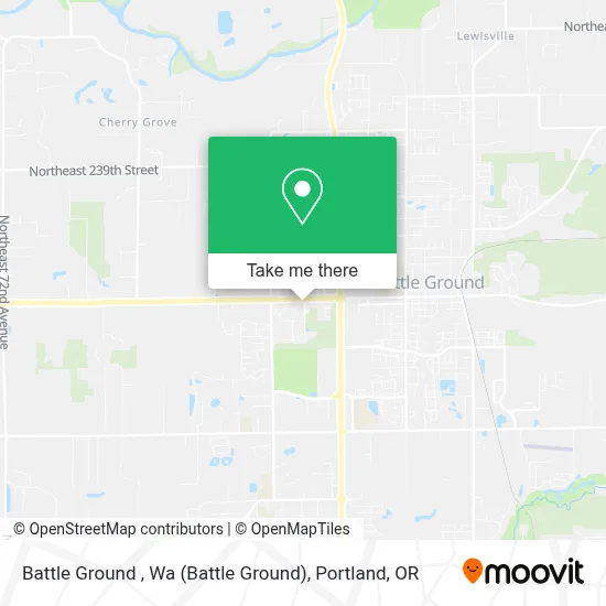 Battle Ground , Wa map