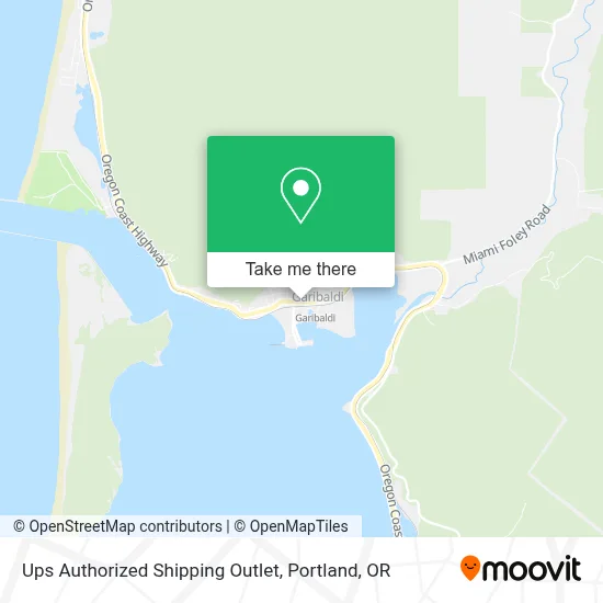 Ups Authorized Shipping Outlet map