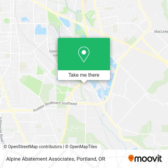 Alpine Abatement Associates map