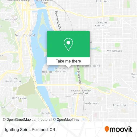 Igniting Spirit map