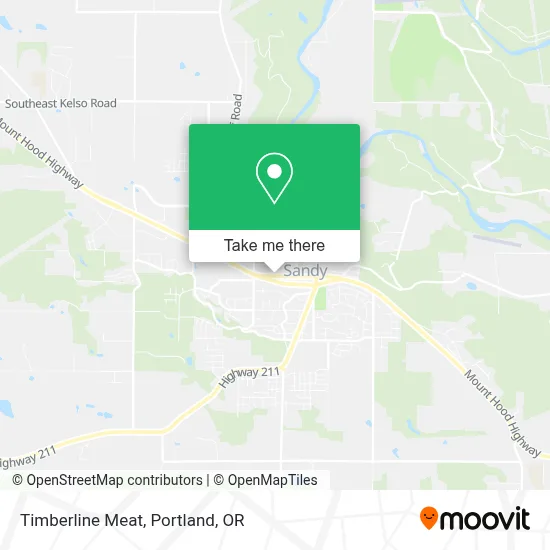 Timberline Meat map