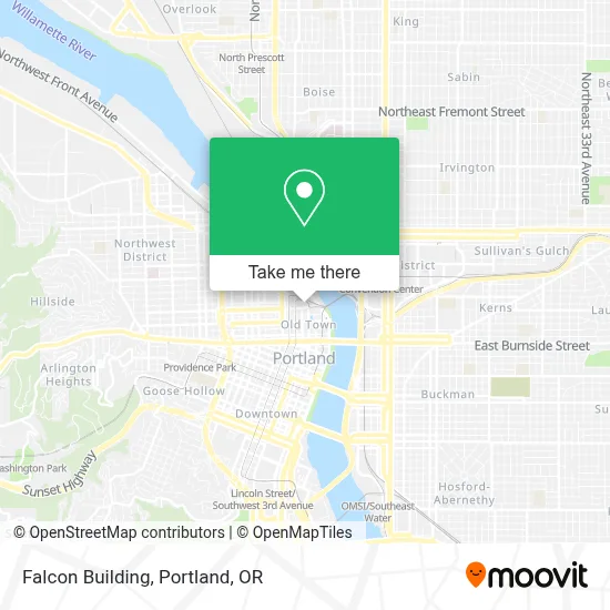 Falcon Building map