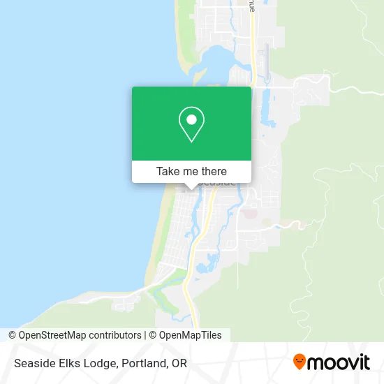 Seaside Elks Lodge map