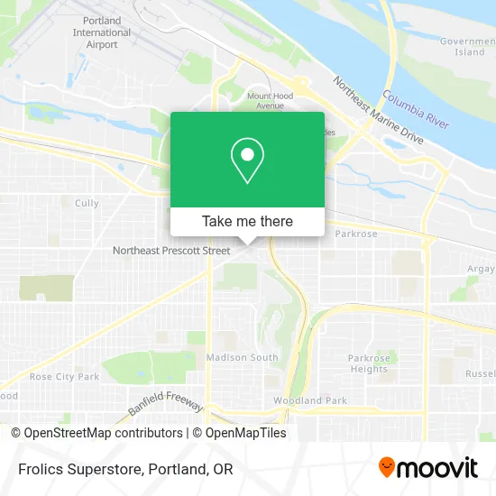 Frolics Superstore map