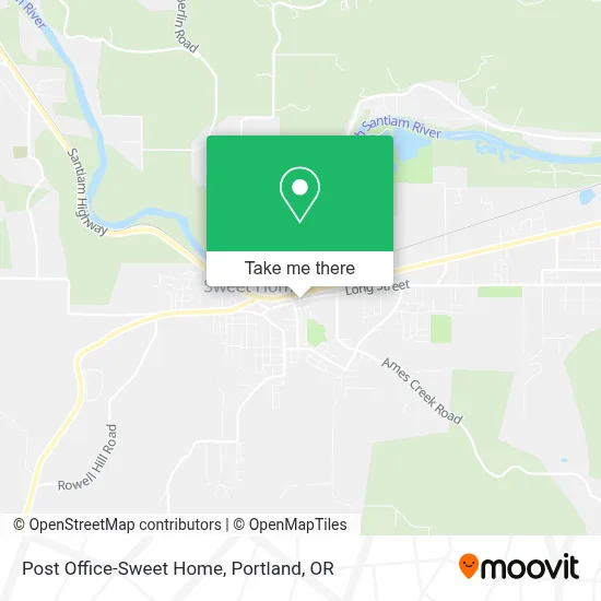 Post Office-Sweet Home map