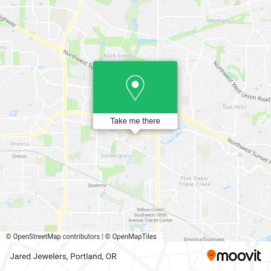 Jared Jewelers map