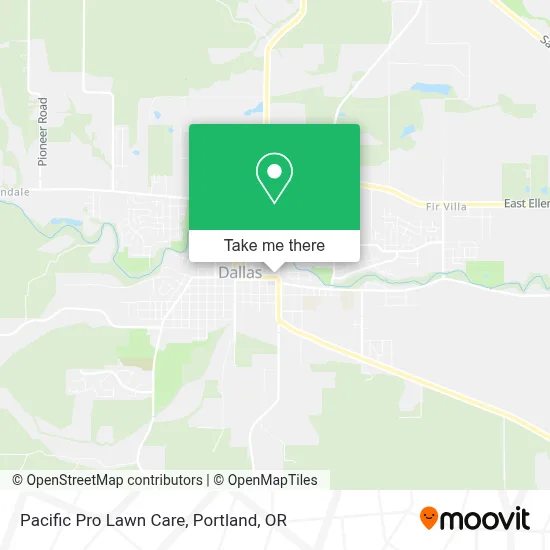 Pacific Pro Lawn Care map