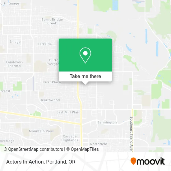 Actors In Action map