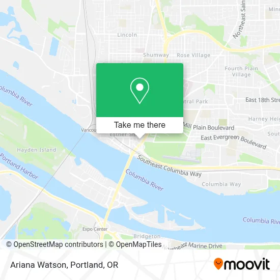 Ariana Watson map