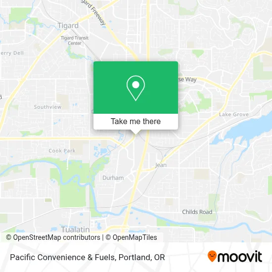 Pacific Convenience & Fuels map