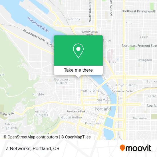Z Networks map