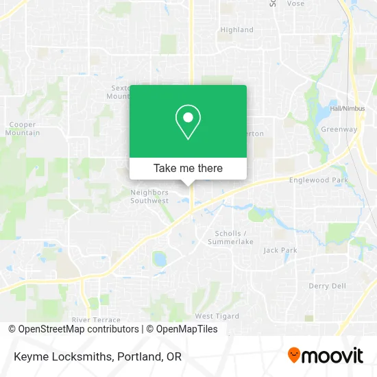 Keyme Locksmiths map