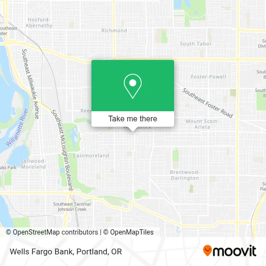 Wells Fargo Bank map
