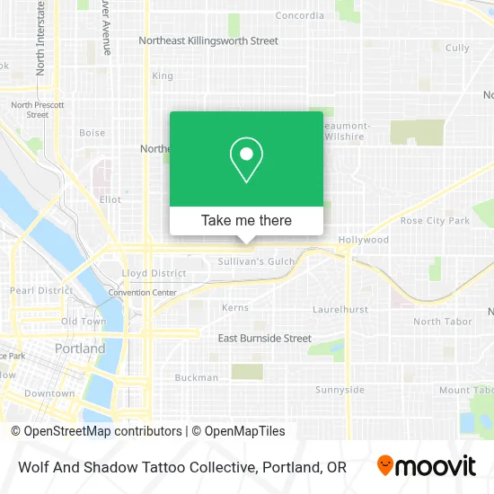 Wolf And Shadow Tattoo Collective map