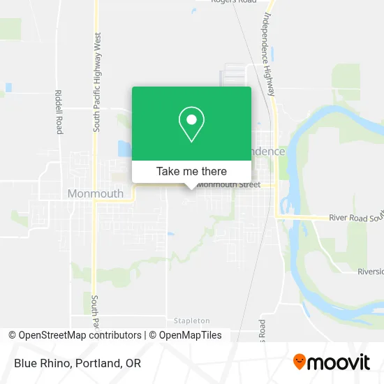 Blue Rhino map