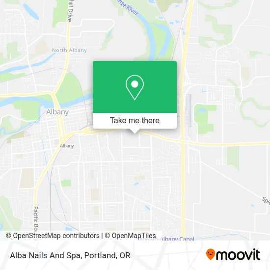 Alba Nails And Spa map