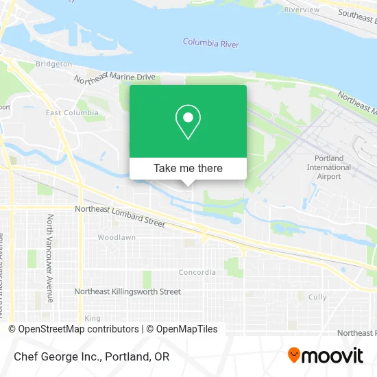 Chef George Inc. map