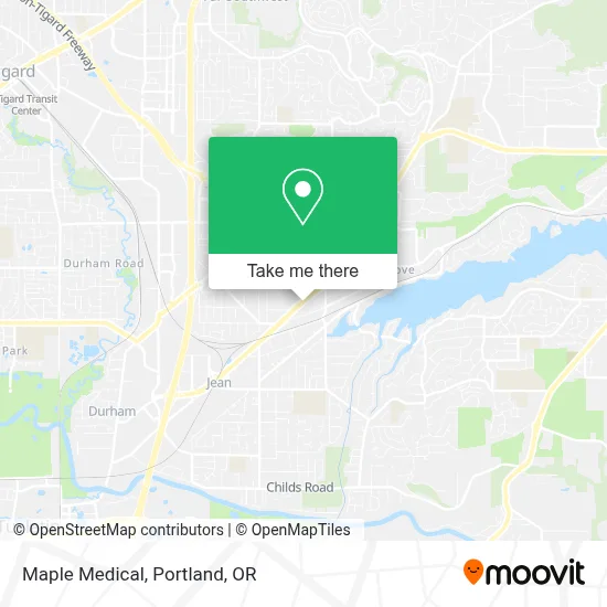 Maple Medical map