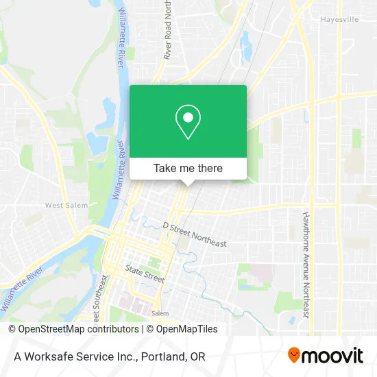A Worksafe Service Inc. map