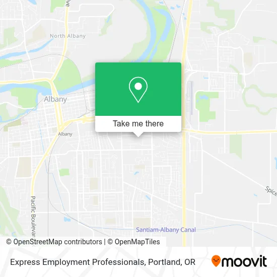 Express Employment Professionals map