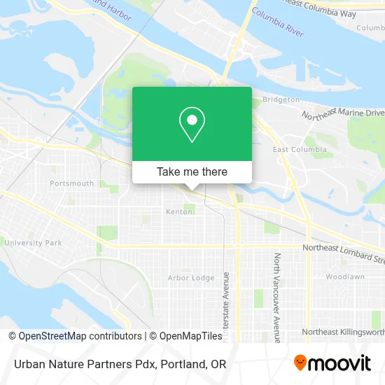 Urban Nature Partners Pdx map
