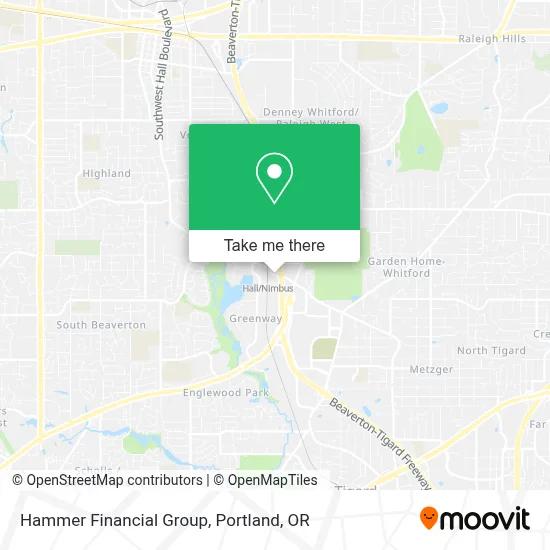 Hammer Financial Group map