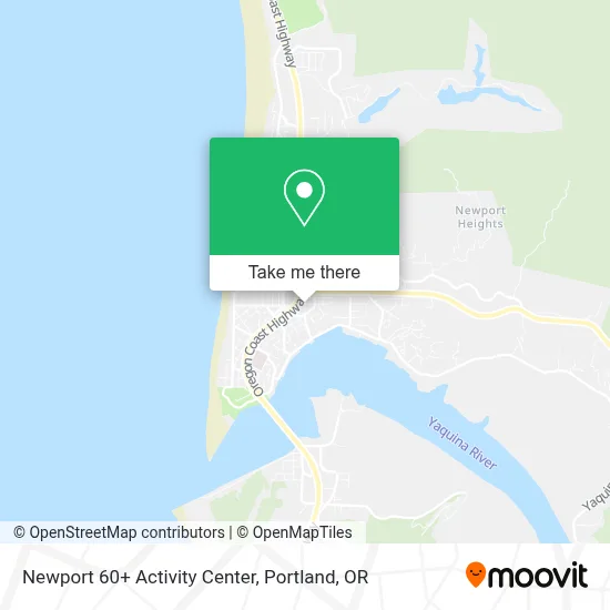 Newport 60+ Activity Center map