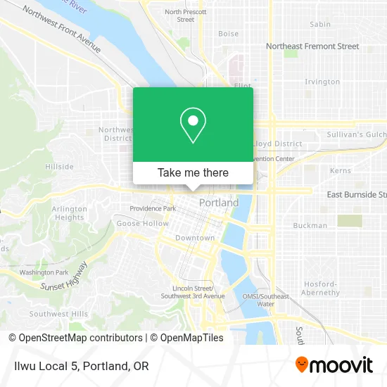Ilwu Local 5 map