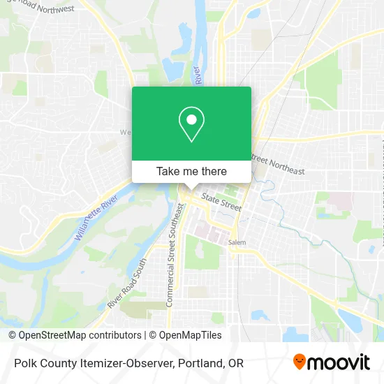 Polk County Itemizer-Observer map