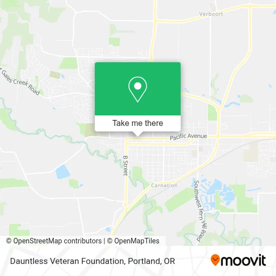Dauntless Veteran Foundation map