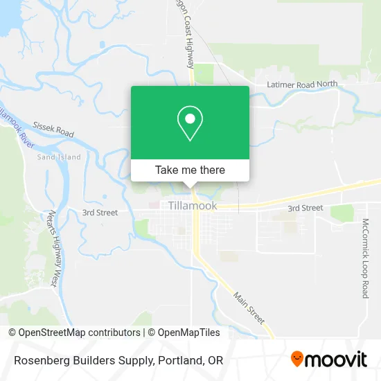 Rosenberg Builders Supply map