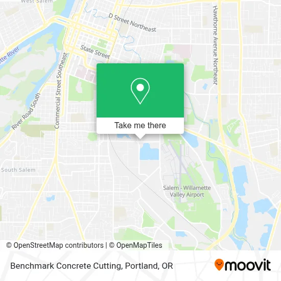 Benchmark Concrete Cutting map