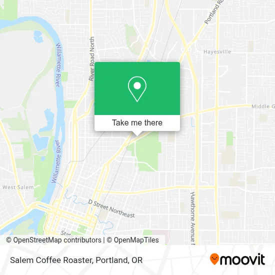 Salem Coffee Roaster map