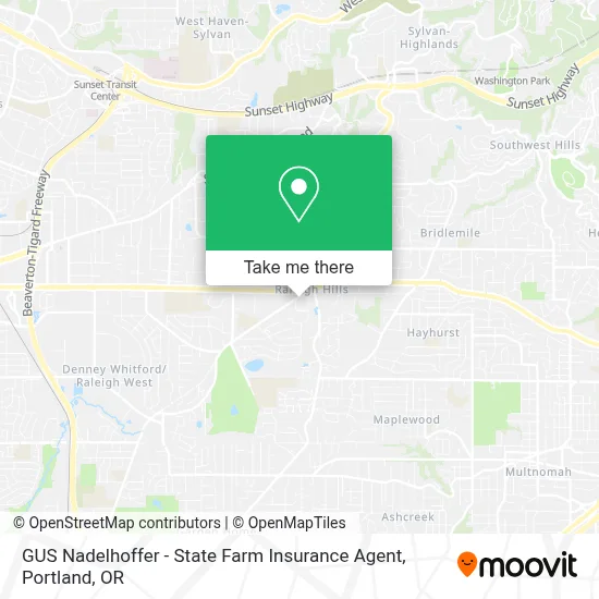 GUS Nadelhoffer - State Farm Insurance Agent map