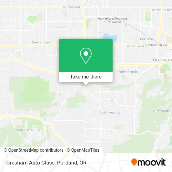 Gresham Auto Glass map