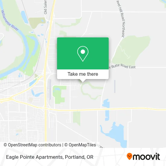 Eagle Pointe Apartments map