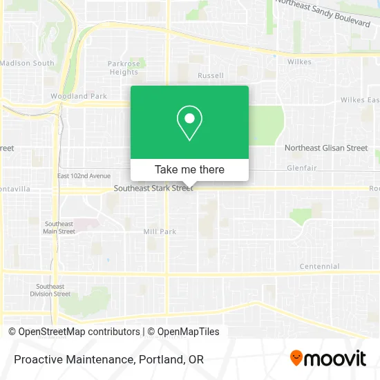 Proactive Maintenance map
