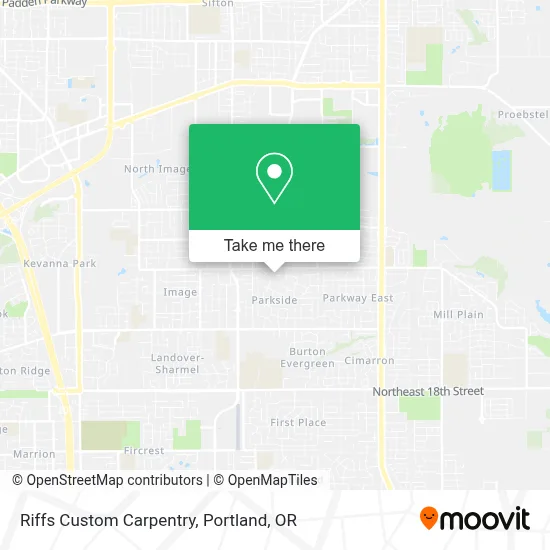 Riffs Custom Carpentry map
