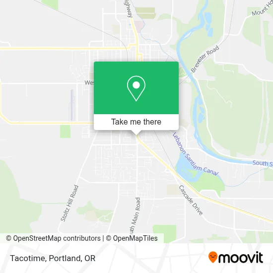 Tacotime map