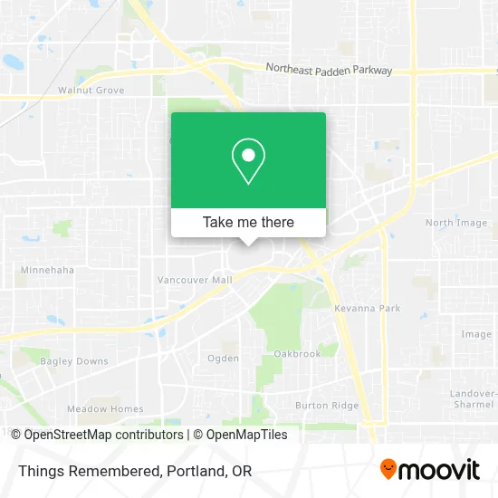 Things Remembered map